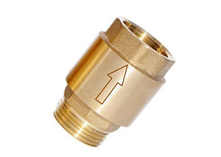 Обратный клапан с латунным сердечником ДУ32 (1 1/4) AQUALINK (03957) (1/5/60)