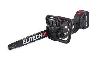 Пила цепная аккум. ELITECH HD CS 2012BLPK (б/щ, 20В, 1х4Ач, шина 30см, 1/4", 1,1мм) E1611.026.01