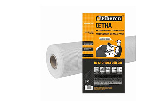 Сетка строительная FIBERON ИНТЕРЬЕРНАЯ штукатурная 1000мм.х10м белая, 5х5 SMF245T (1/15)