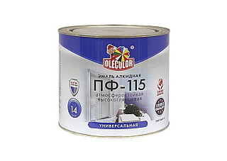 Эмаль ПФ 115 OLECOLOR бирюзовый (1,8кг)