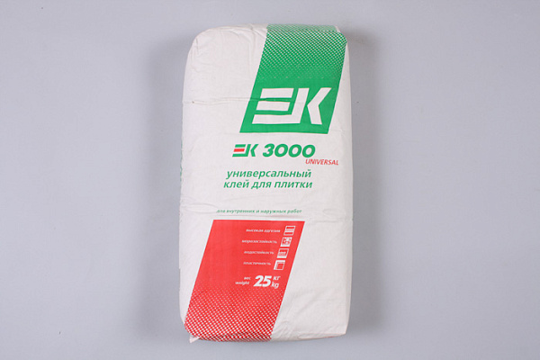 Клей для плитки ЕК 3000 25кг (1/60)