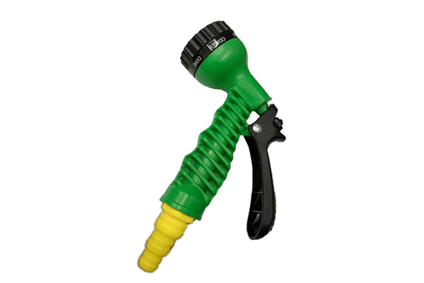 Душ-пистолет DEKOTEX для сада пластиковый поливочный 7-мь функций (1/2"-3/4"-5/8"(1/100) DTX.101211)
