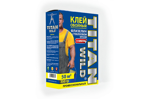 Клей обойный TITAN WILD флизелин профессиональный 350гр