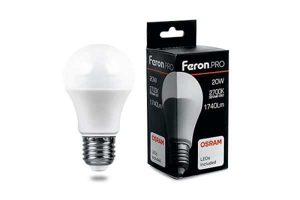 Лампа светодиодная OSRAM LB-1020 20W 230V E27 2700K груша 38041
