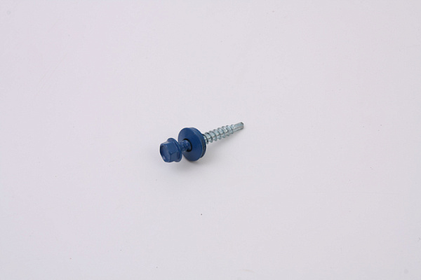 Кровельный саморез (ярко-синие) 4,8* 35 цинк RAL 5005