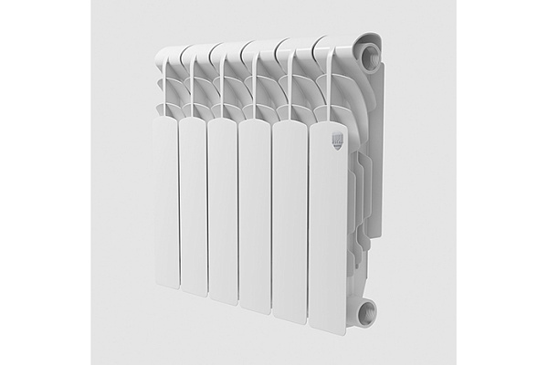 Радиатор Royal Thermo Revolution алюминий, белый (128вт, 350х80х8секц., 1,01кг)