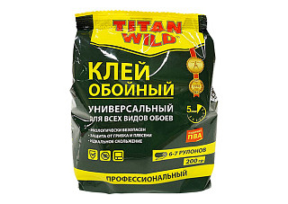 Клей обойный TITAN WILD универсальный 200гр пакет