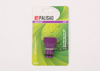 Адаптер PALISAD пластиковый внешняя резьба 3/4" (65750) (1/500)