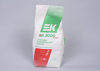 Клей для плитки ЕК 2000  5кг (1/6)