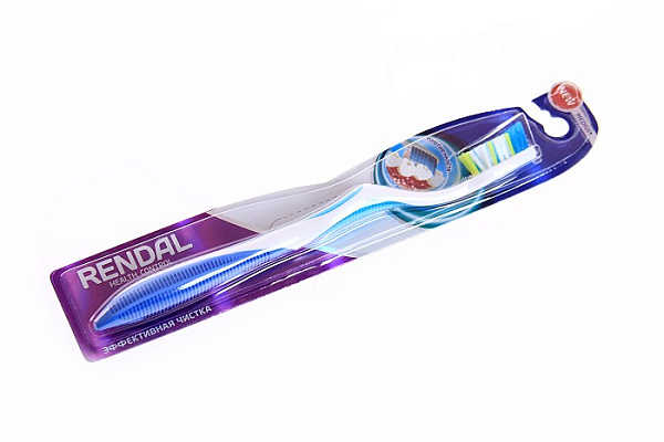Зубная щетка RENDAL exceed средней жесткости (3084203) (087) (1/12)