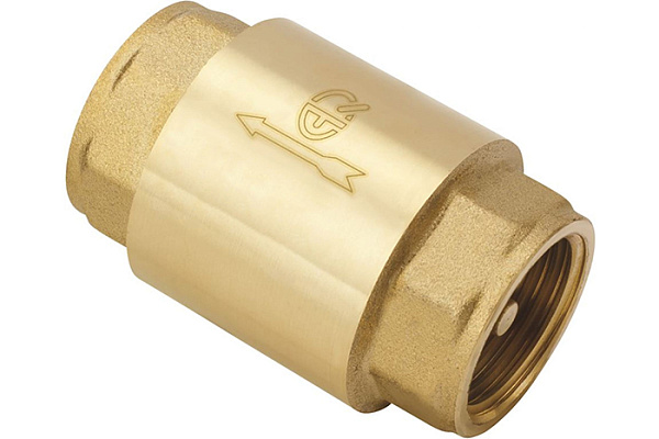 Обратный клапан с латунным сердечником ДУ15 (1/2) AQUALINK (2339) (1/20/200)