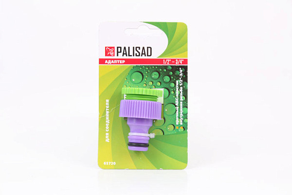 Адаптер PALISAD пластиковый внутренняя резьба 1/2"-3/4" (65720) (1/310)