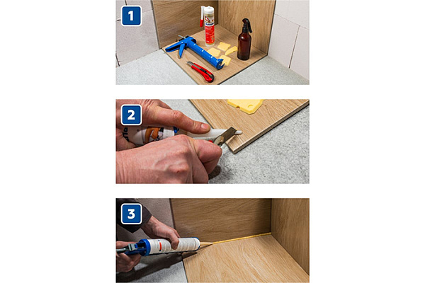 Герметик PLITONIT PlitoSil Premium д/влажных помещ силикон, шоколад 310мл H010033 (1/12)