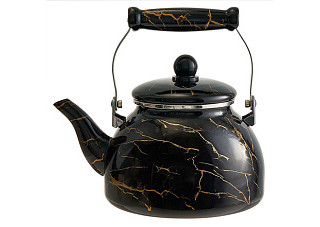 Чайник эмалированный MARBLE с керамической ручкой 3л EM-1346 (1/8)
