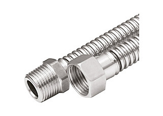 Подводка сильфонная для газа AQUALINK (1/2) Г/Ш 120см (07024) (1/65)