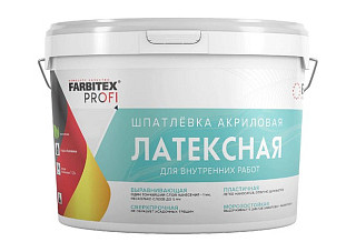Шпатлевка FARBITEX PROFI акриловая латексная 3кг
