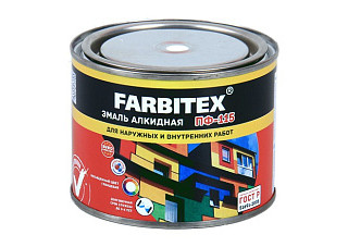 Эмаль ПФ 115 FARBITEX зеленый (0,4кг) 
