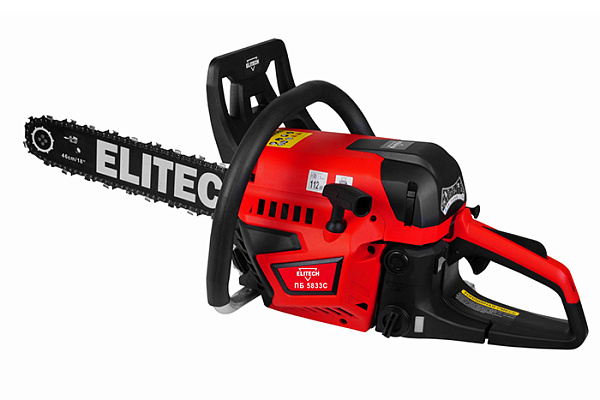 Бензопила ELITECH ПБ 5833С (58см3, 2,4кВт/3,3л.с. ш-46см, 0,325, 1.3мм, 5,4кг) E1611.012.00