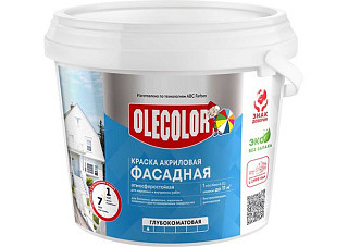Краска ВД фасадная база С OLECOLOR (2,5л /3,25кг) 