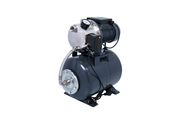Насосная станция AQUALINK ASCS-42/70-24(Нерж,1100Вт,Расход-70л/мин,Напор-42м,Глуб-8м,Емк-24л)(05109)