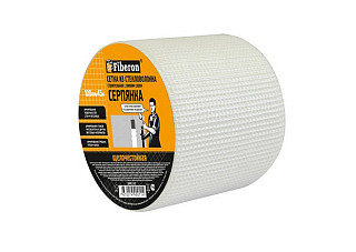 Лента серпянка FIBERON самоклеющая 100мм.х45м SMF226T (1/18)