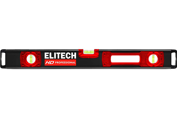 Уровень ELITECH HD  60см, 3гл. фрезерован. 320302