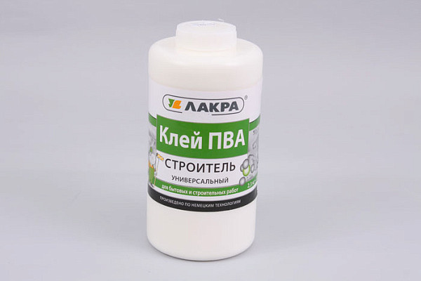Клей ПВА ЛАКРА Строитель универсальный (2,3кг)