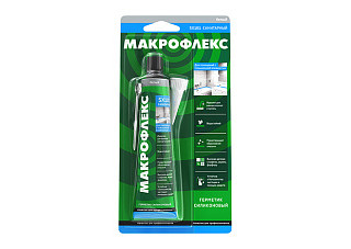 Герметик МАКРОФЛЕКС SX101 санитарный туба на блистер-карте белый 70мл 3002437 (1/24)