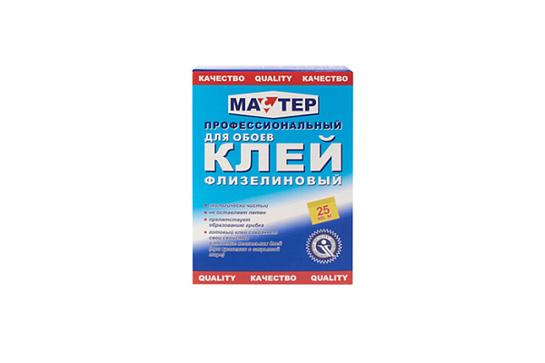 Клей обойный КВОЛИТИ МАСТЕР Флизелиновый (200гр)