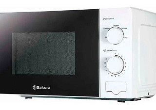 Микроволновая печь SAKURA SA-7053W 700Вт, 20л, белый